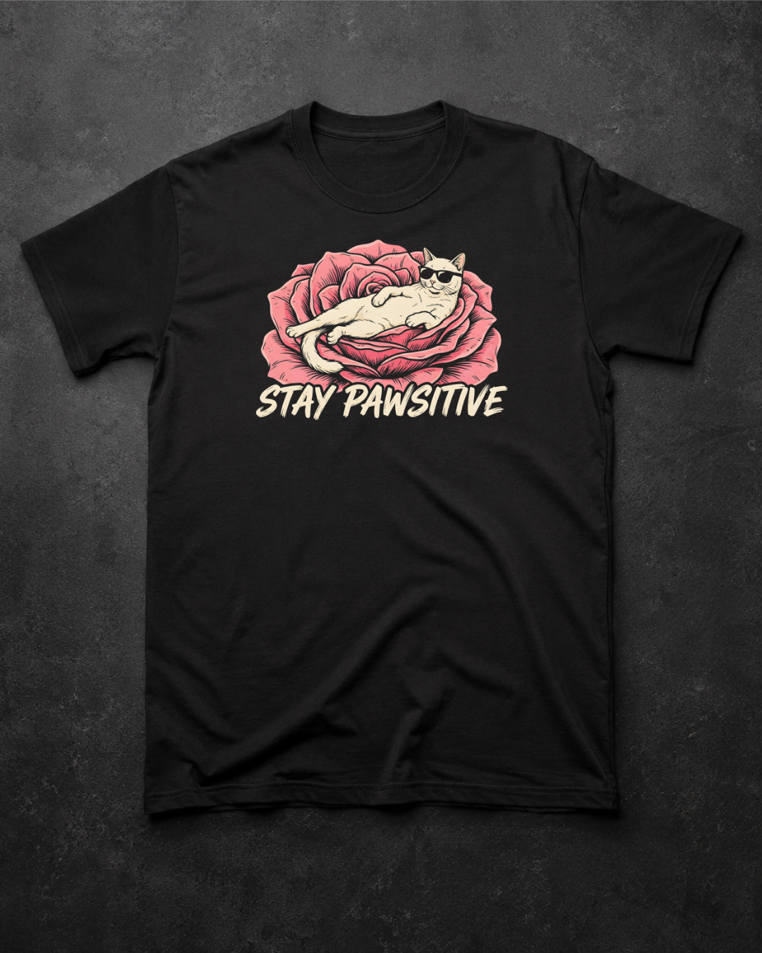Stay Pawsitive | T-Shirt