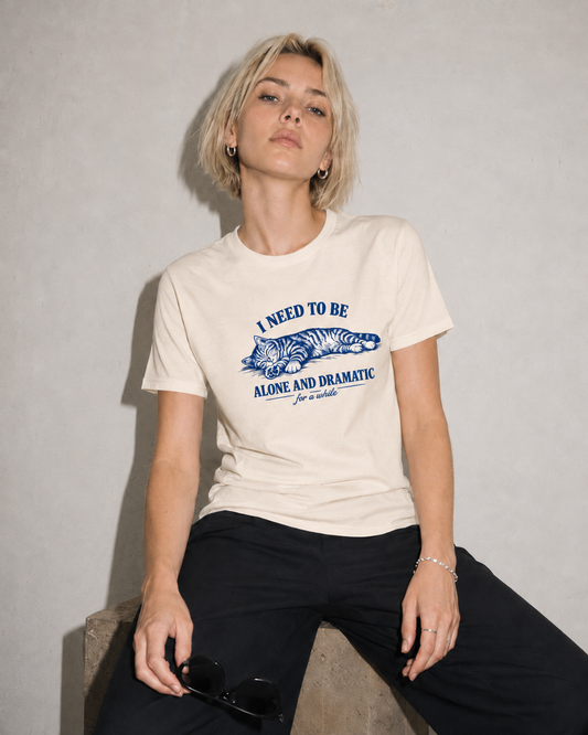 model wearing a t shirt
