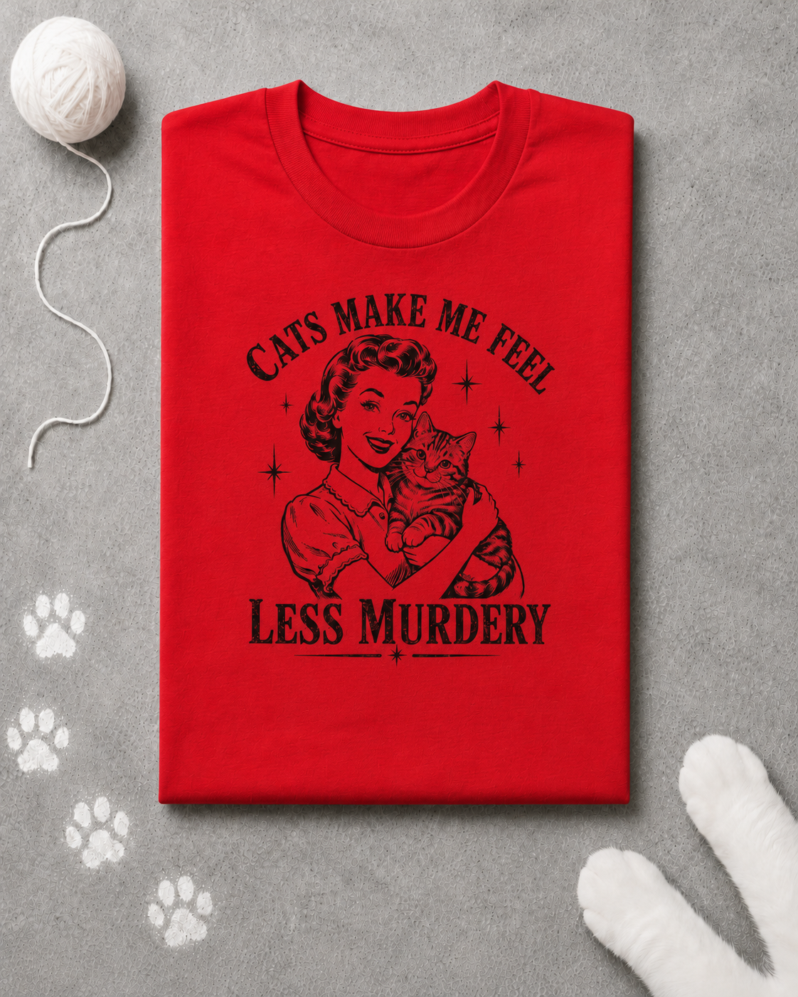 cat t shirt mockup 2