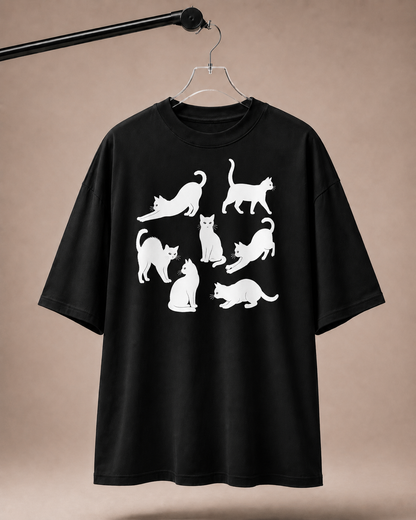 cats t shirt mockup
