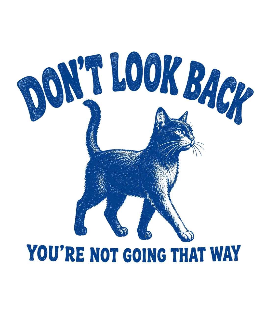 Don't Look Back | Oversized T-Shirt